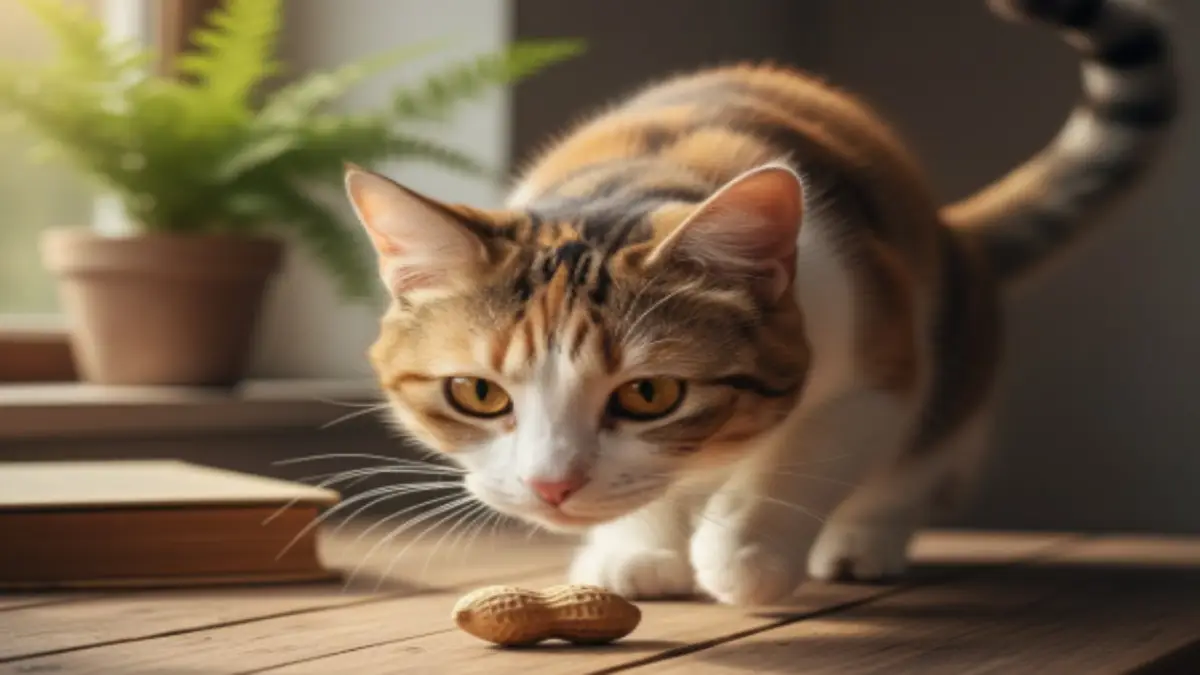 猫 ピーナッツやバターは危険？与えてはいけない理由と代替案